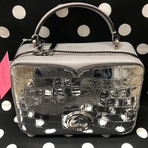 Kate Spade Metallic Mini Top Handle Bag